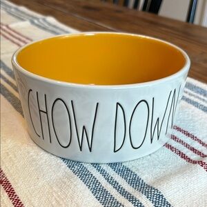 Rae Dunn Chow Down Dog Bowl